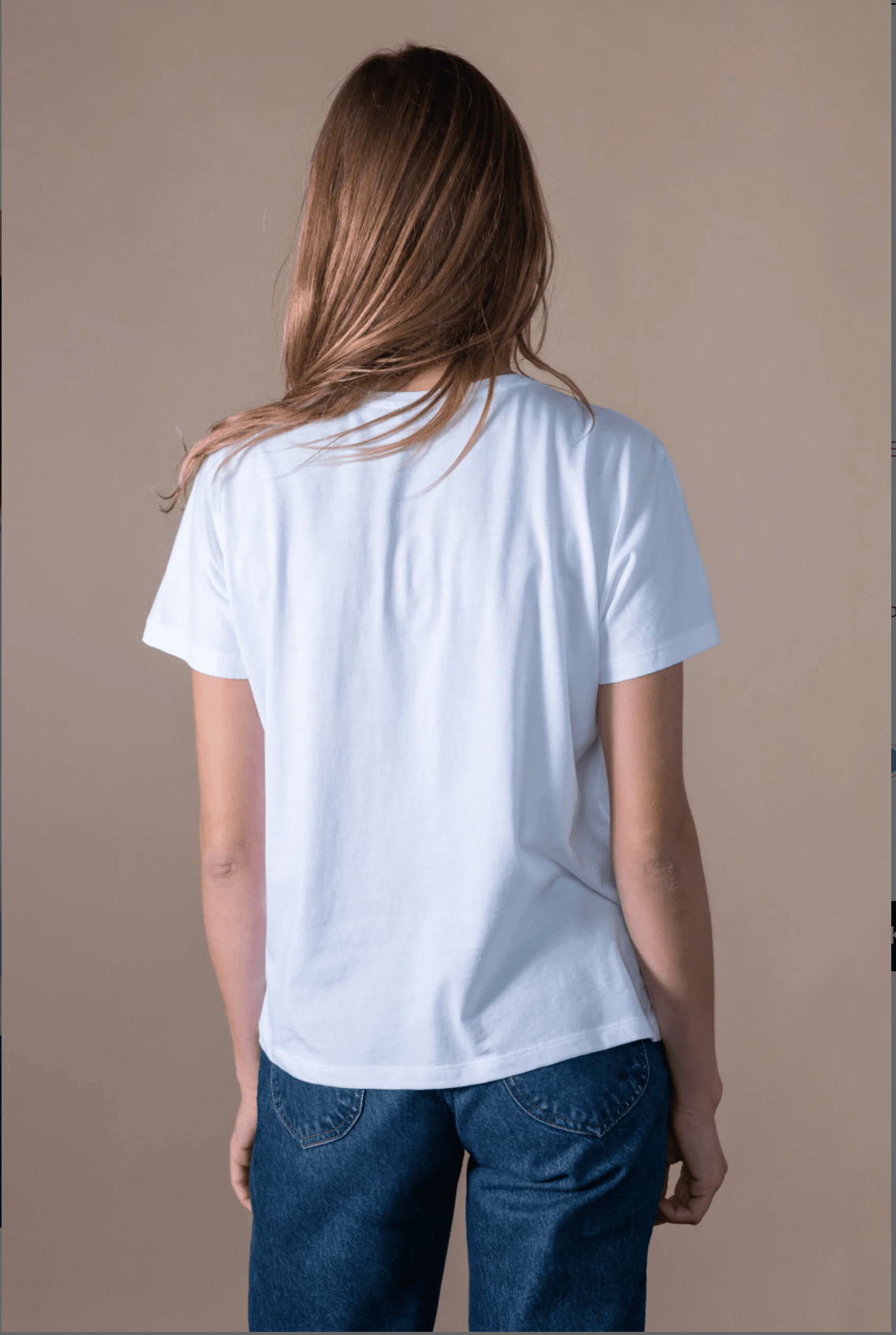 Choice by Réjane Rosenberger V-Neck Shirt "Basic" weiss