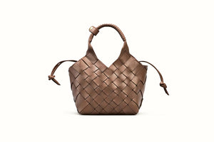 CALAJADE Ledershopper "MISU" MINI - toffee