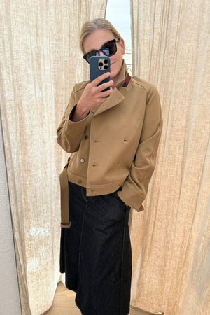 PNTS Bikerjacke "THE SUIT UP" camel