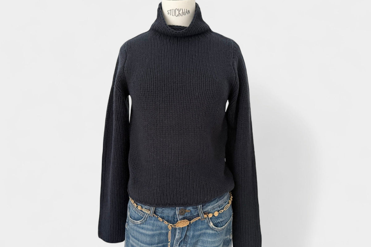 FFC Stehkragen Pullover  "14086" night blue