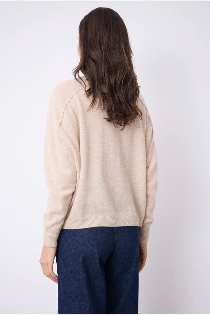 NOTSHY cashmere sweater "TINI" beige chiné