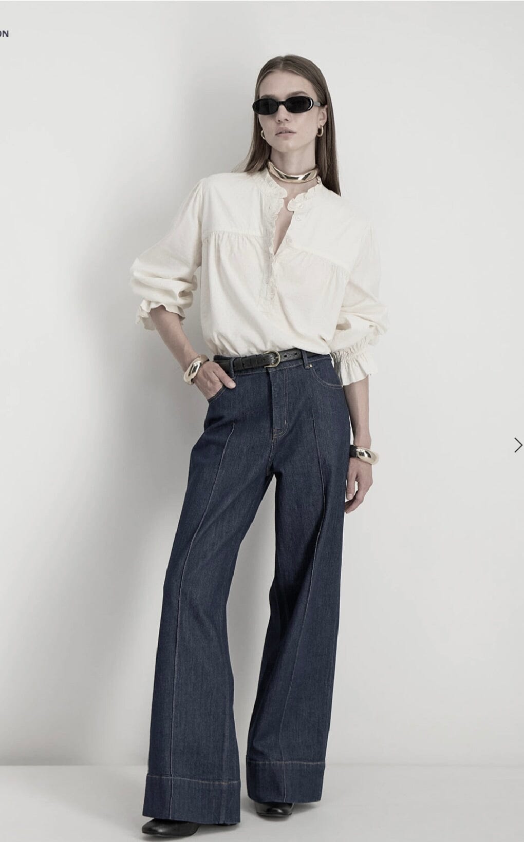 STELLA FOREST Jeanshose "GINEVRA" dark blue