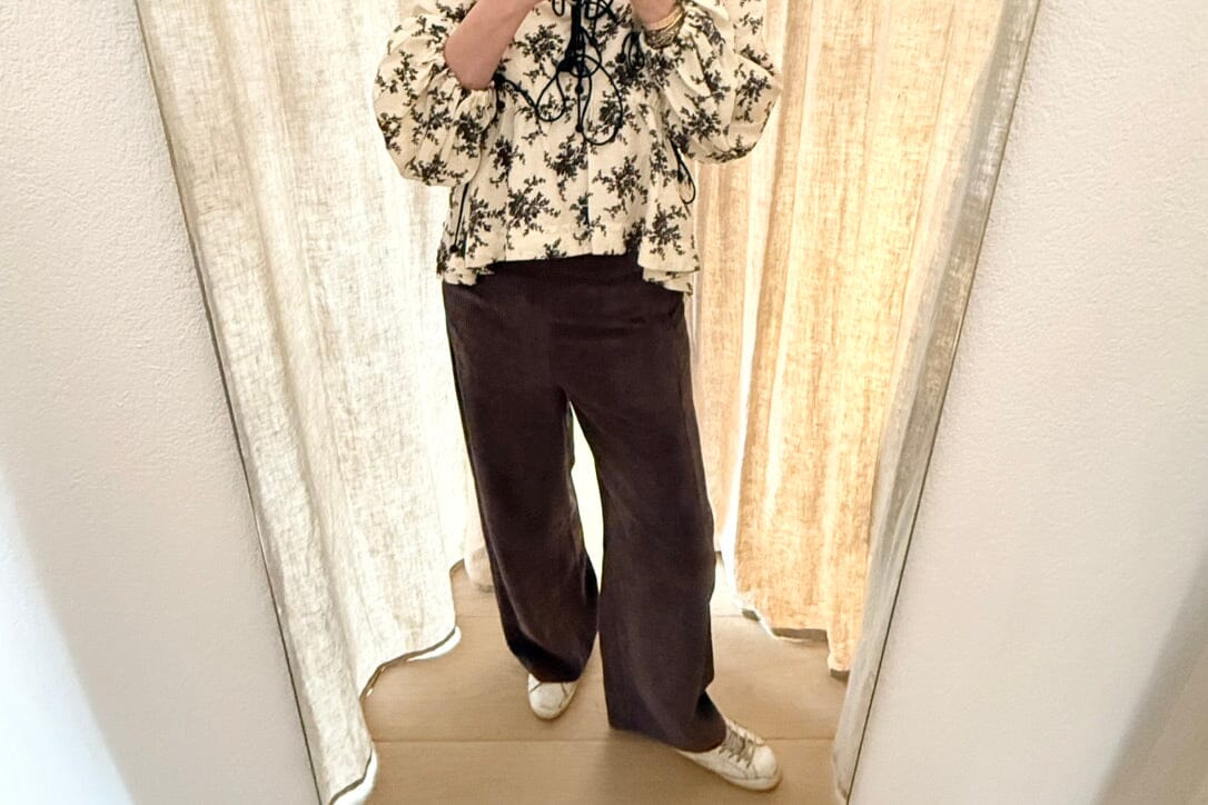 VIA MASINI leather joggers black