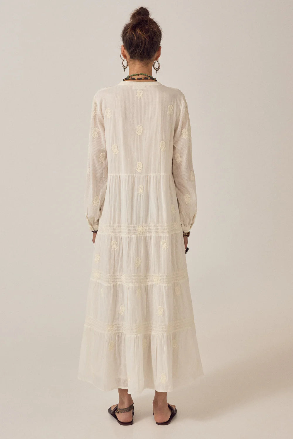 MAISON HOTEL Baumwollkleid "LALA" off-white