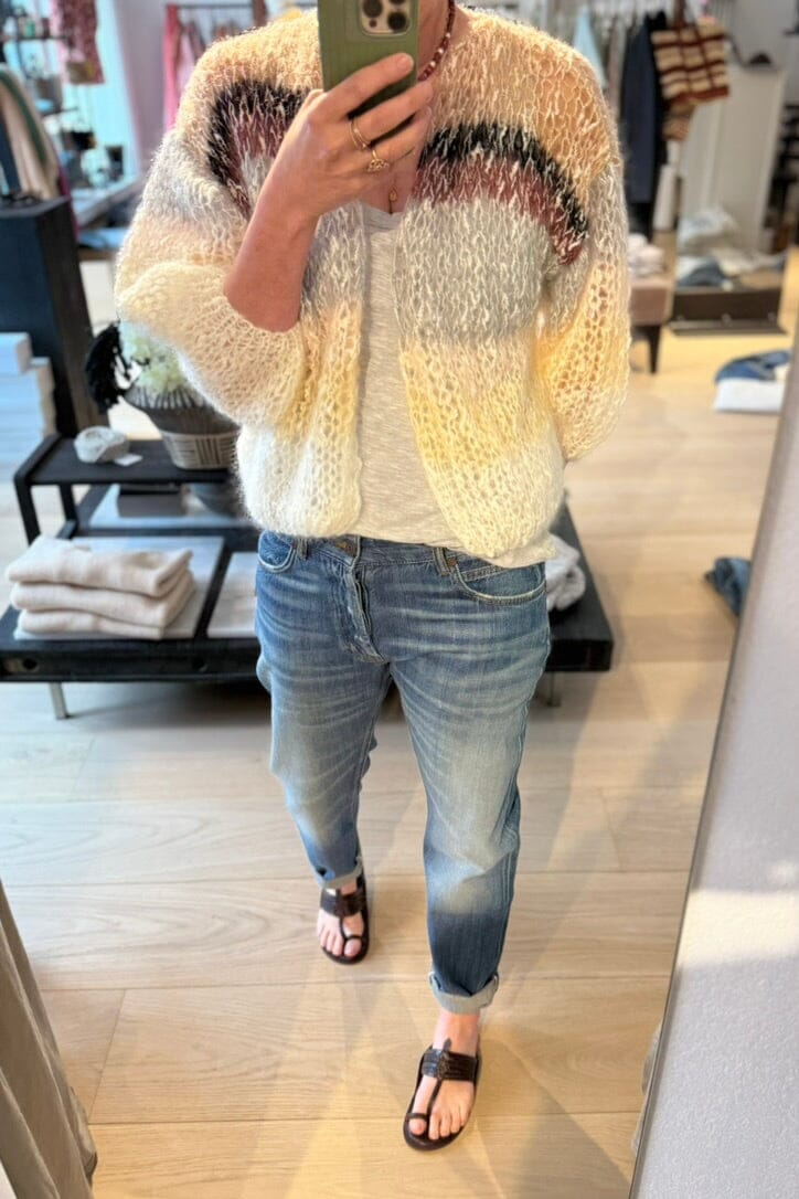 BORO Denim Cropped Jeans "SAPPORO" summer light