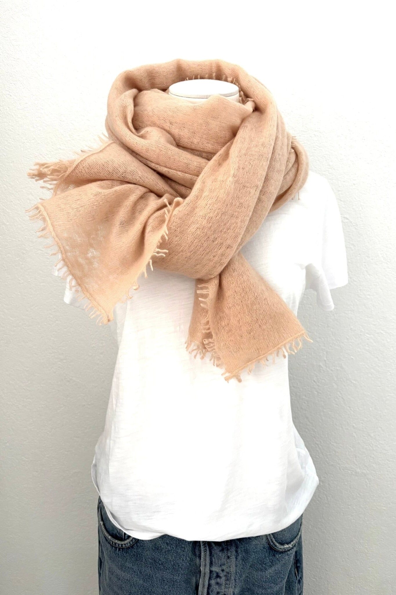 Choice by Réjane Rosenberger Cashmere Schal puder (106)