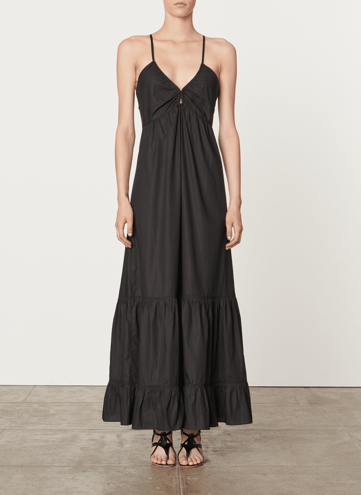 VANESSA BRUNO Baumwollkleid "ALEXANDRA" schwarz