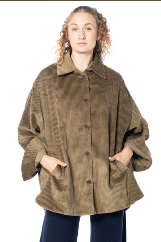 SOSUE Cordjacke oliv khaki