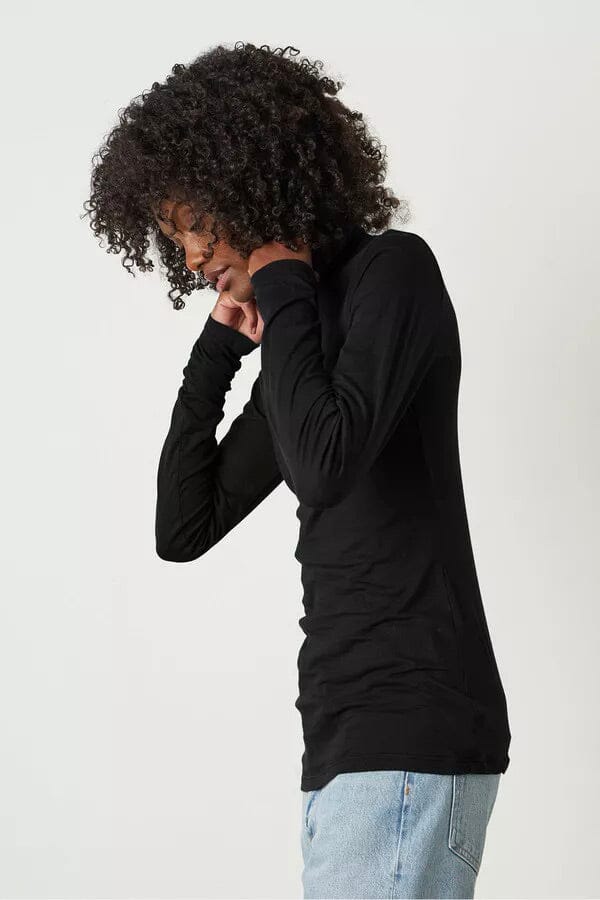 VELVET undershirt "TALISIA" black