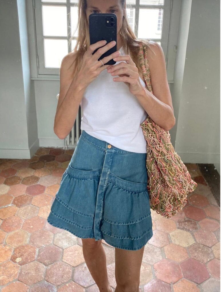 HAPPY HOUSE La Jupe "LOUISE" mini