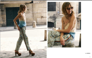 MES DEMOISELLES Joggerstyle Hose "FLOPY" light blue