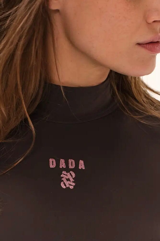 DADA Technical Langarm T-Shirt "Ernest" chocolate