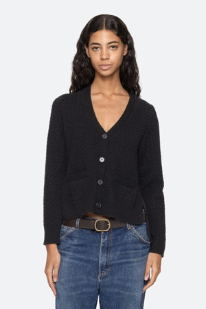 SEA NEW YORK Strickjacke "SHANNA" schwarz