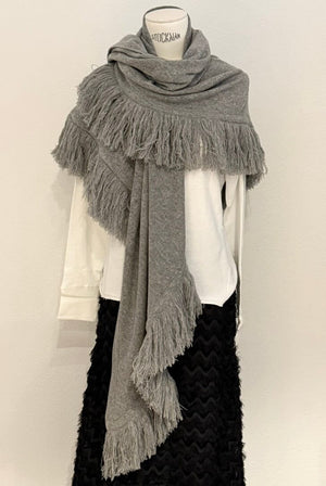 Choice by Réjane Rosenberger Cashmere Poncho black