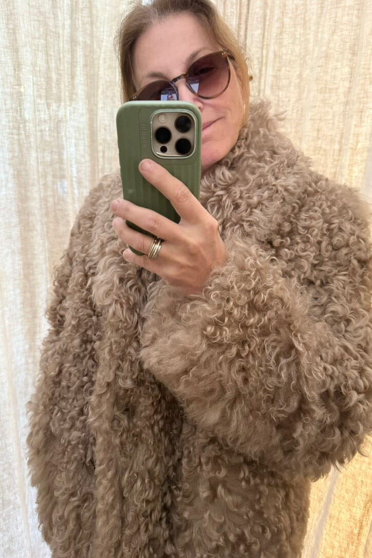 GUSHLOW AND COLE Curly Toscana fur scarf