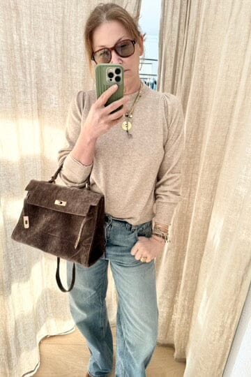 Choice by Réjane Rosenberger Wool/Cashmere Pullover "iris" beige