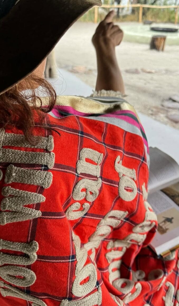 KARIEN BELLE WOOL Plaid "POETRY" massai carro