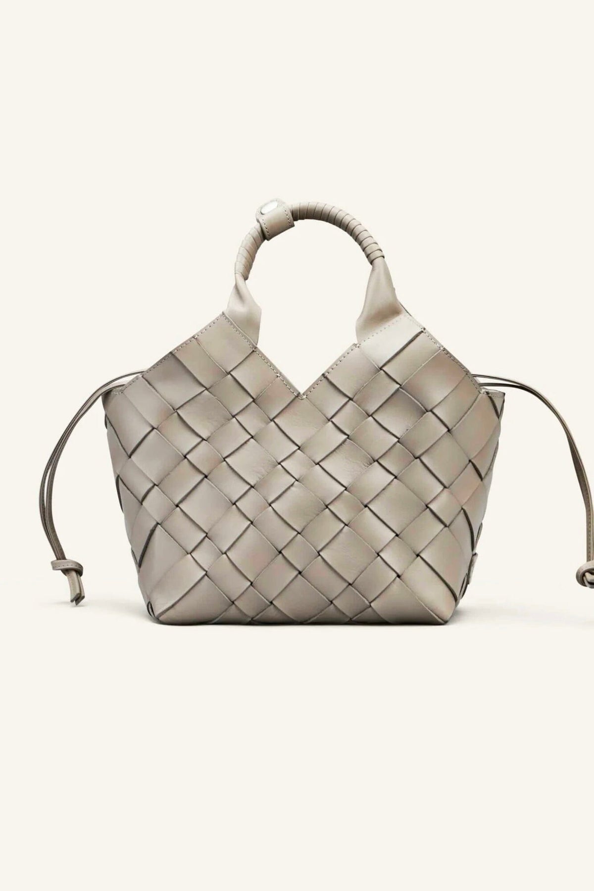 CALAJADE Leather shopper "MISU" MEDIUM - black