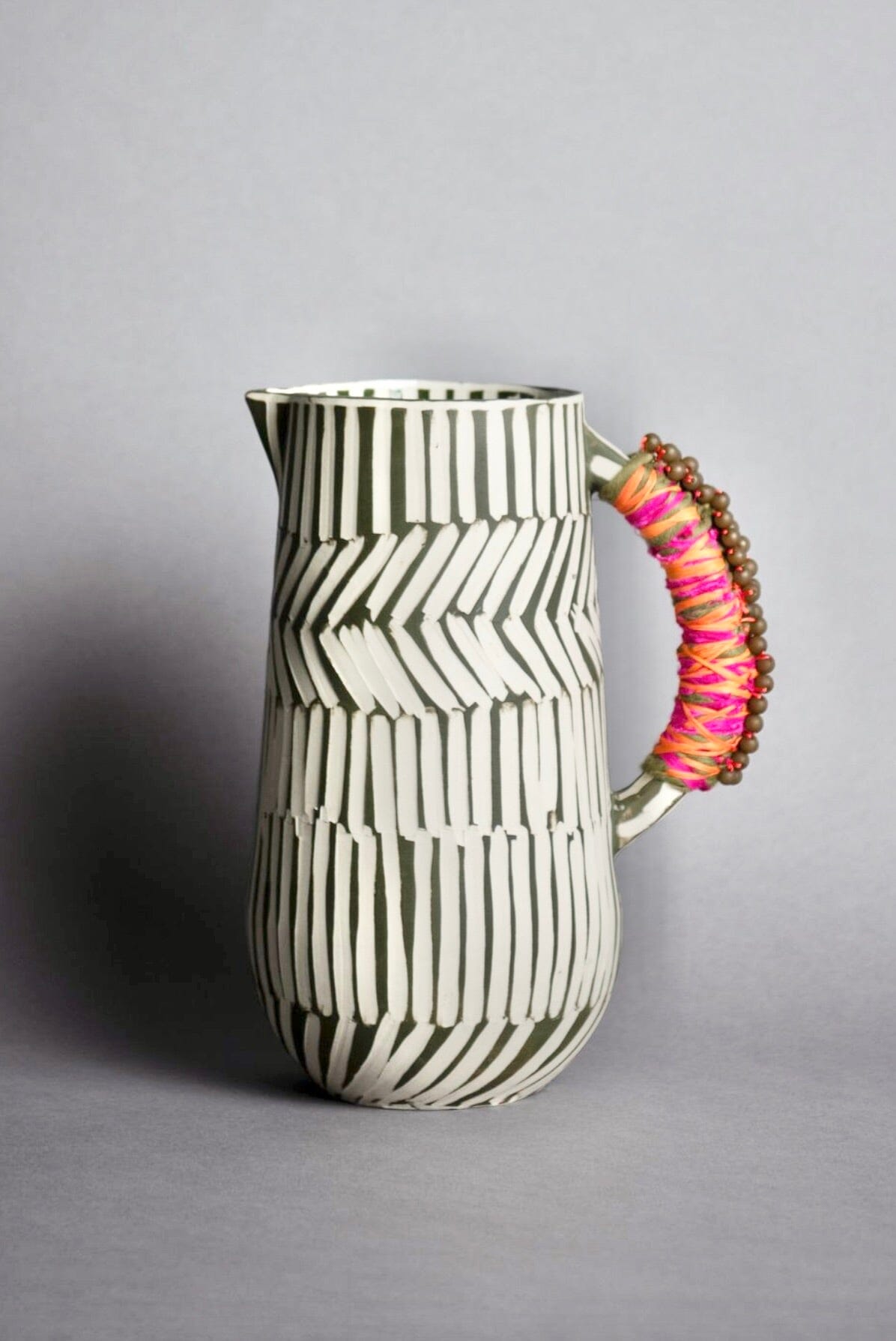 ANNA WESTERLUND Krug - Vase green olive