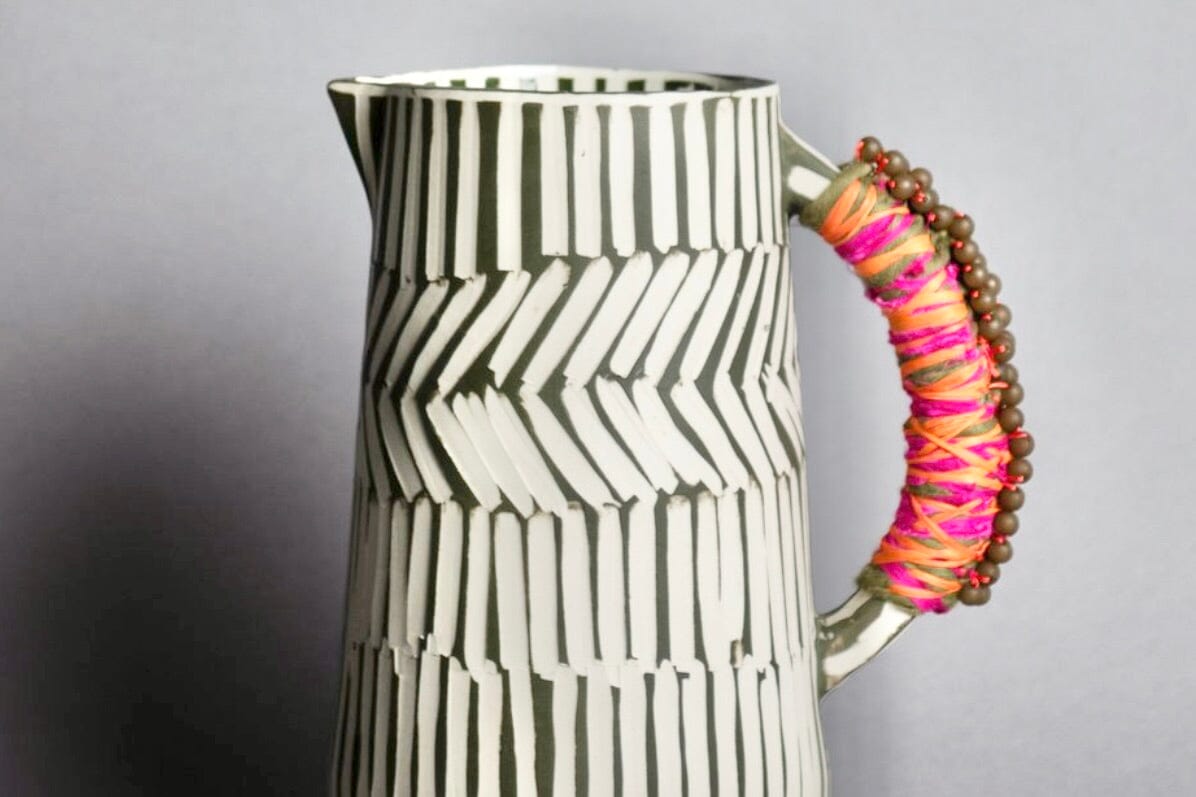 ANNA WESTERLUND Krug - Vase green olive