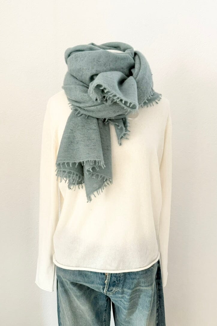 Choice by Réjane Rosenberger Cashmere Schal aquamarine