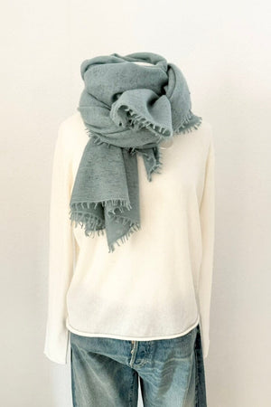 Choice by Réjane Rosenberger Cashmere Schal aquamarine