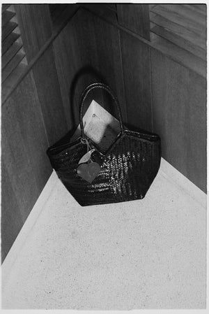 CALAJADE Leather shopper "MISU" MINI - black