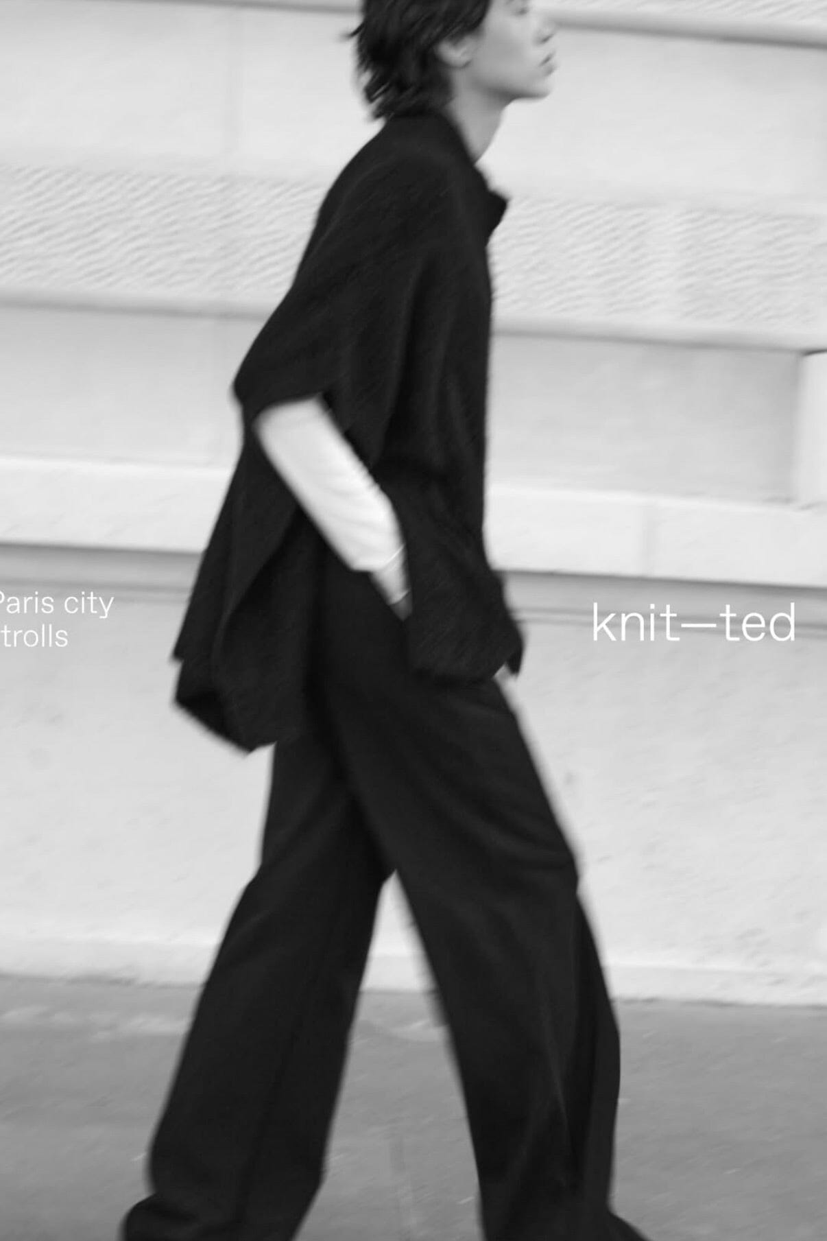 KNIT TED Joggerstyle Pants "WENDA" schwarz