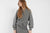 SOSUE Merinowool - Bomber "JOY" grau méliert