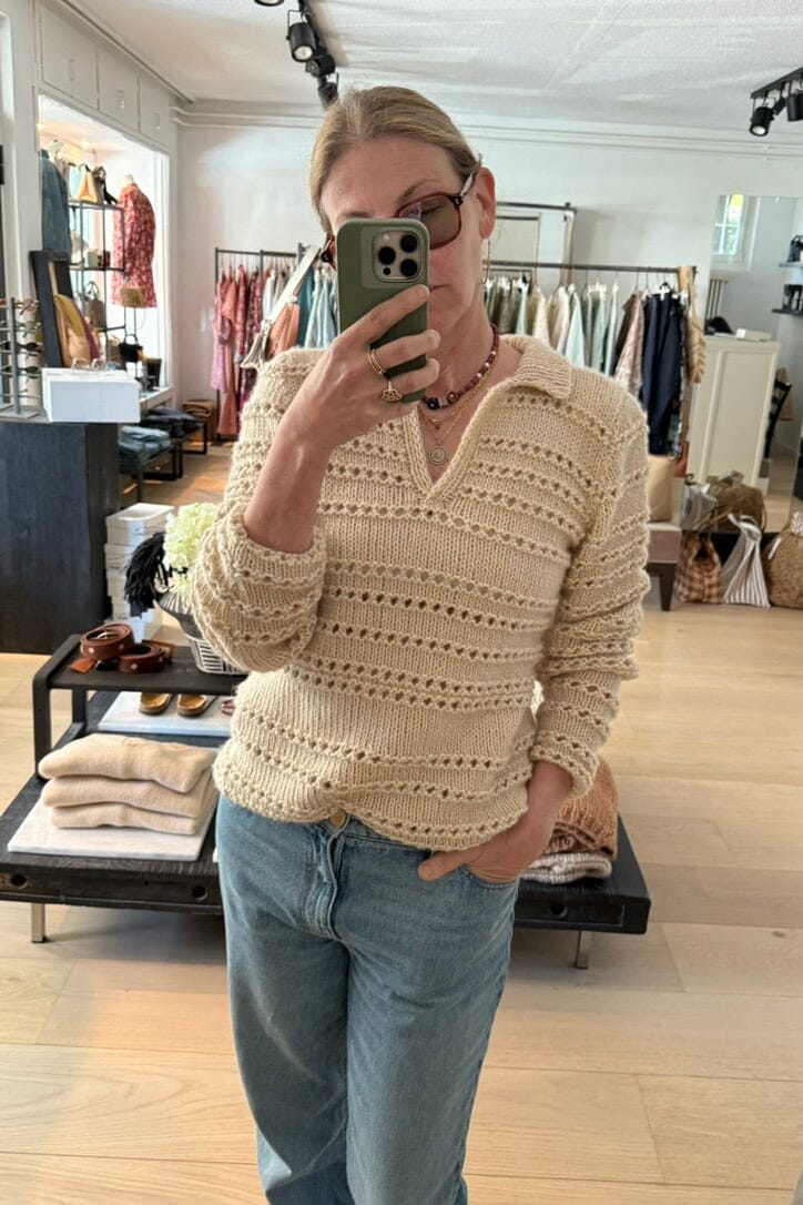 MAIAMI Strickpoloshirt "SHIRT" sand