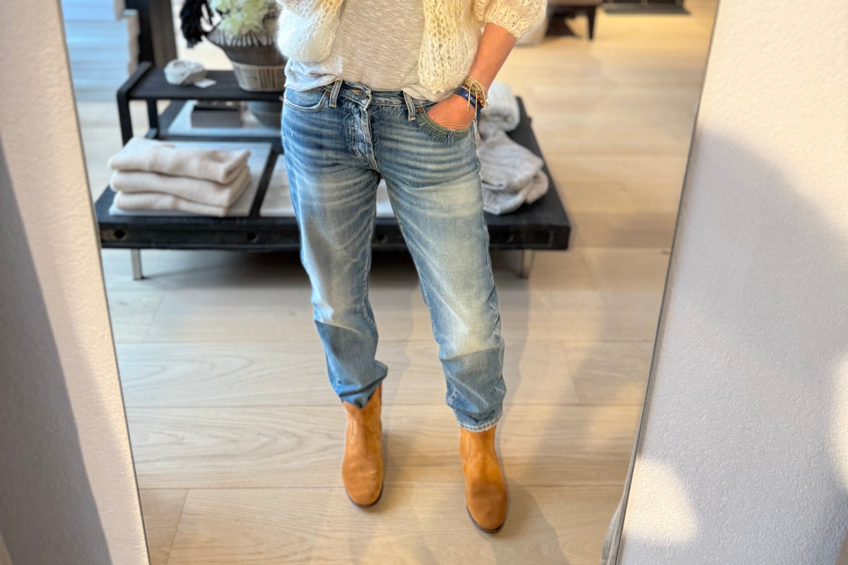 BORO Denim Cropped Jeans "SAPPORO" wild child wash