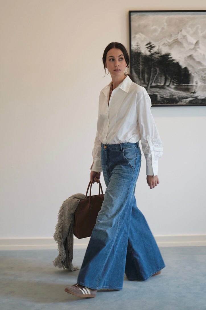 HAPPY HOUSE Le Chino - Jeans  "WIDE"  sable