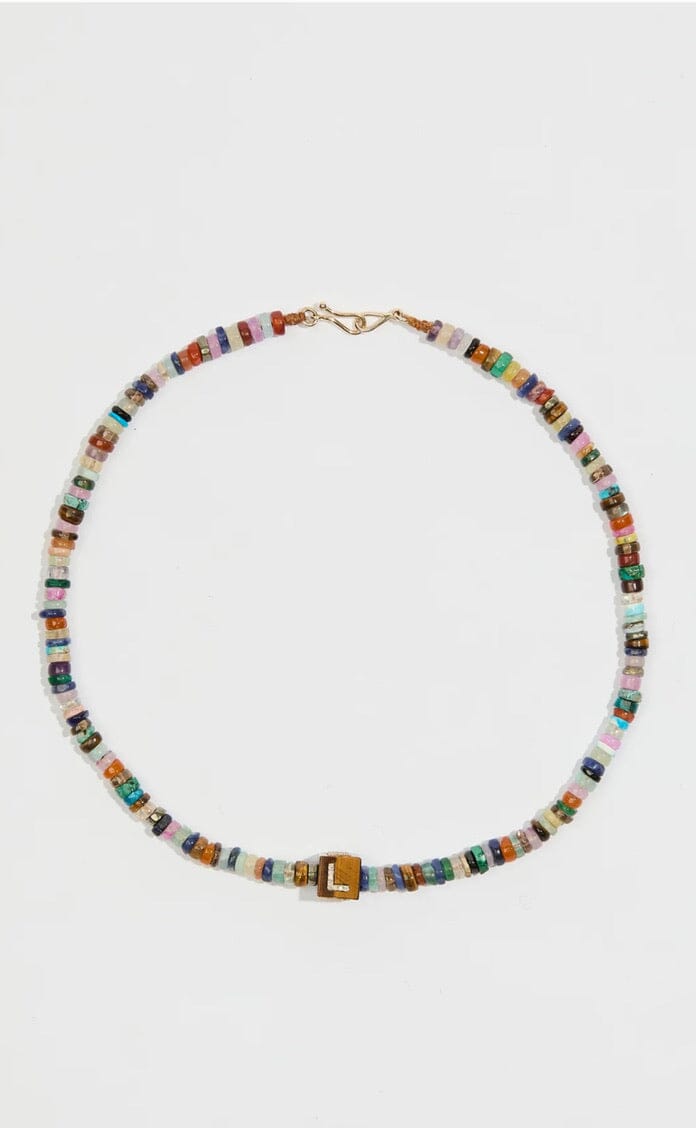 TAMARA TAICHMANN Multicolorsteinkette "CUBE-LOVE"