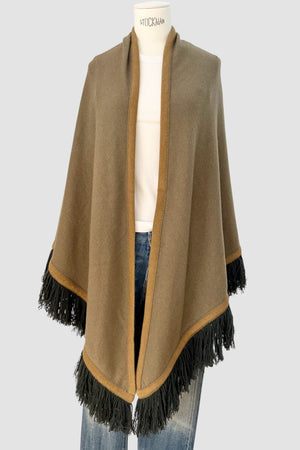 Choice by Réjane Rosenberger Cashmere Poncho multi taupe