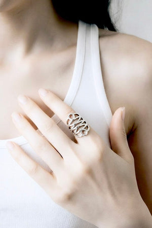 REJANE ROSENBERGER DESIGN Silver Ring "Infinity