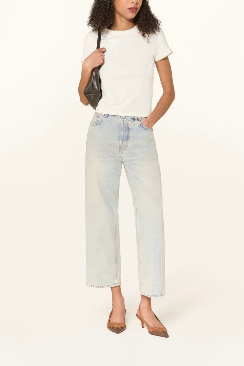 HAIKURE Wide Jeans "BETTY" fog gray