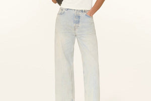 HAIKURE Wide Jeans "BETTY" fog gray
