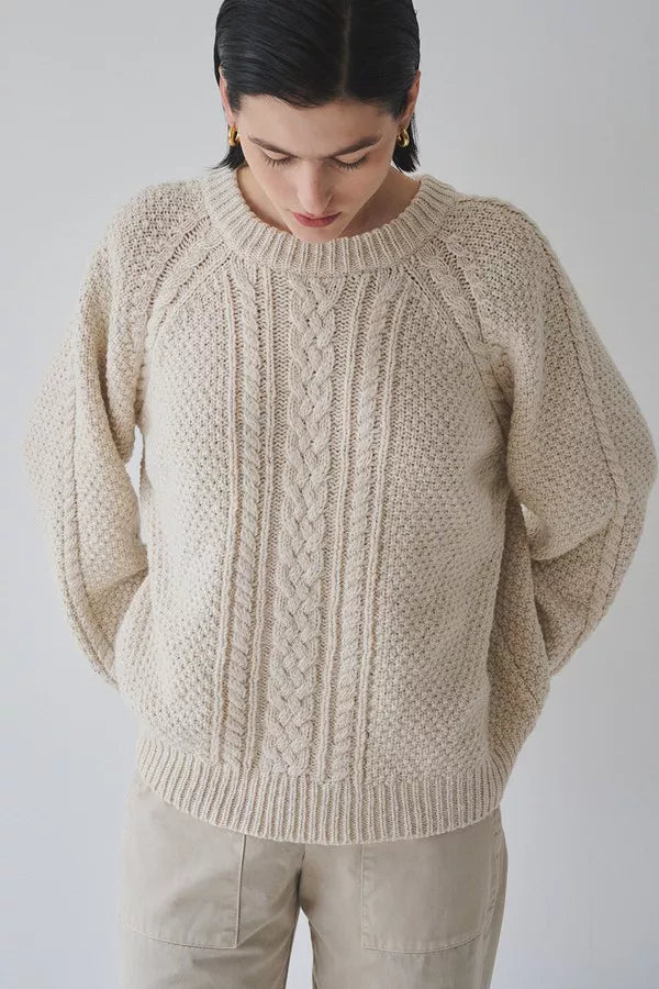 VELVET by Jenny Graham Sweater "HERMOSA" oatmeal