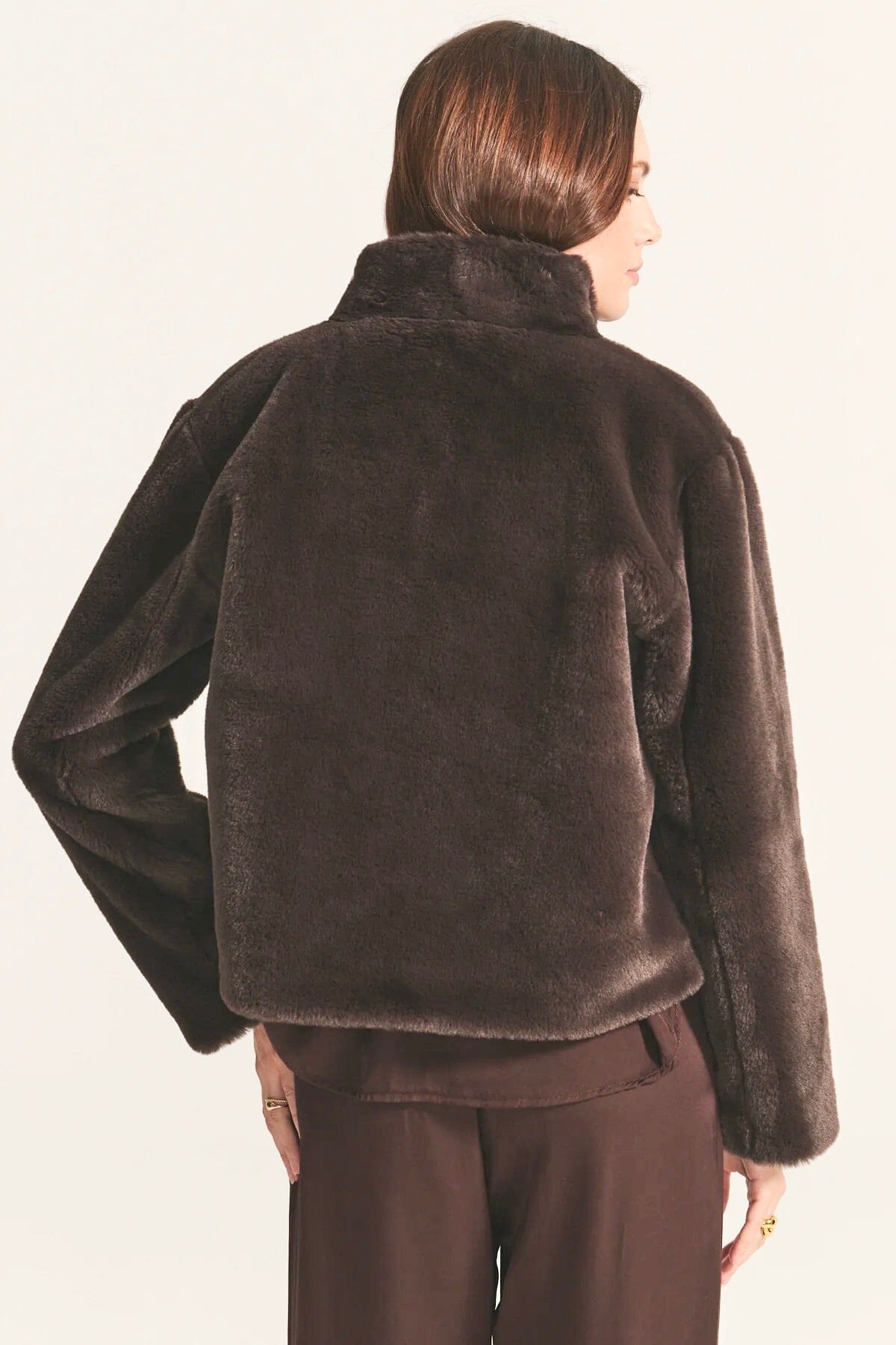 VELVET by Jenny Graham Fakefurjacke "SHEENA" espresso