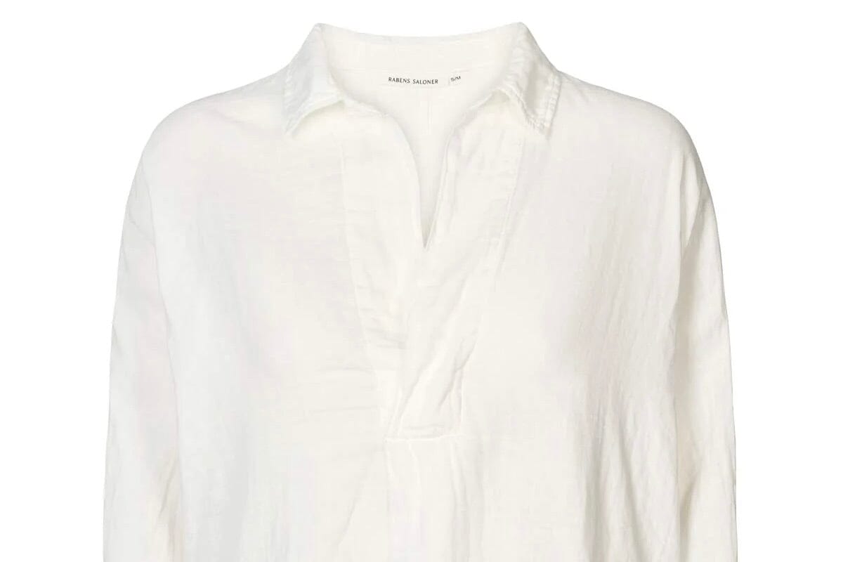 RABENS SALONER  Baumwollbluse "JOJO" off-white