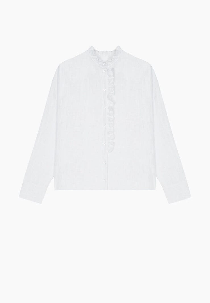 MASSCOB cotton blouse "MISURI" white