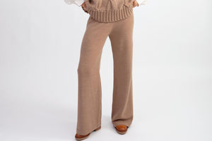 VIA MASINI Strickhose "Lia" caramel