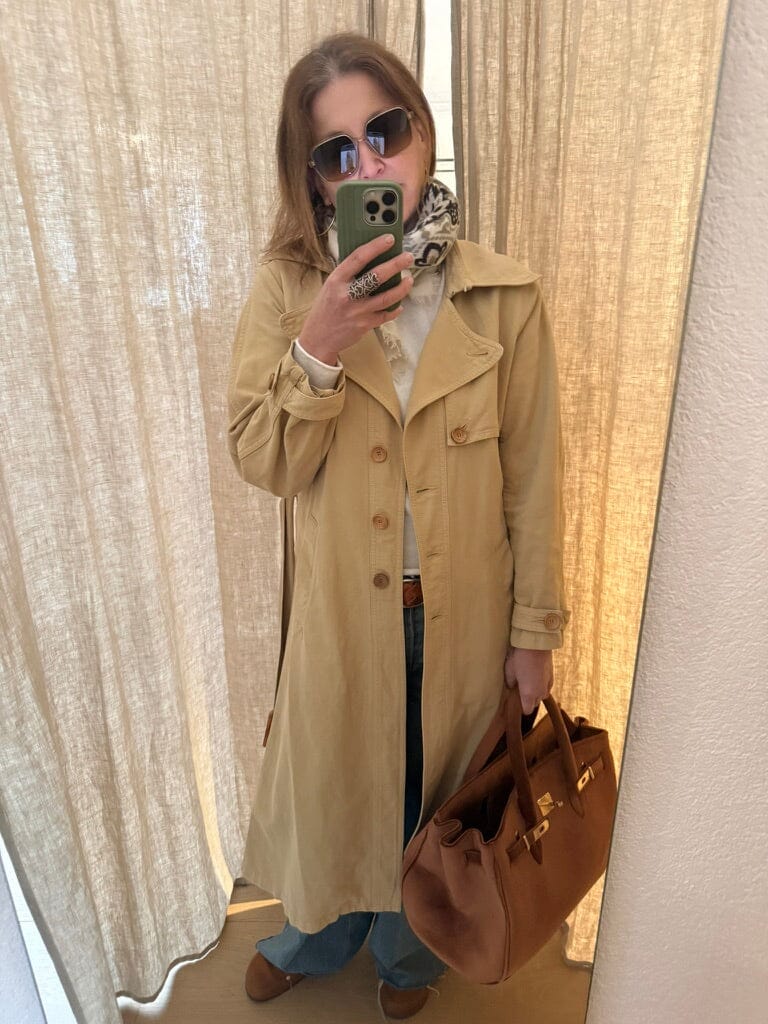 HAPPY HOUSE der Trench Cotton camel
