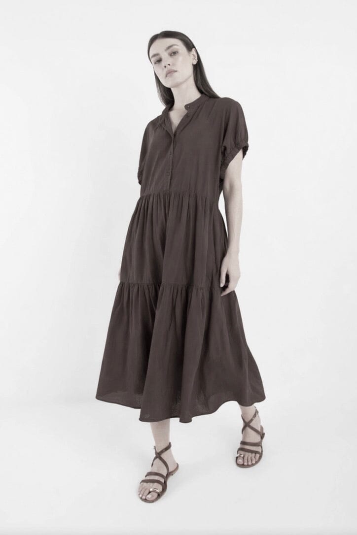 SOSUE Baumwollkleid "COWBOY" navy