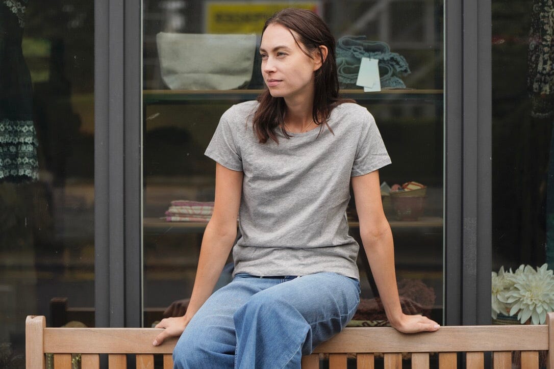 Choice by Réjane Rosenberger T-Shirt "Basic" grau méliert