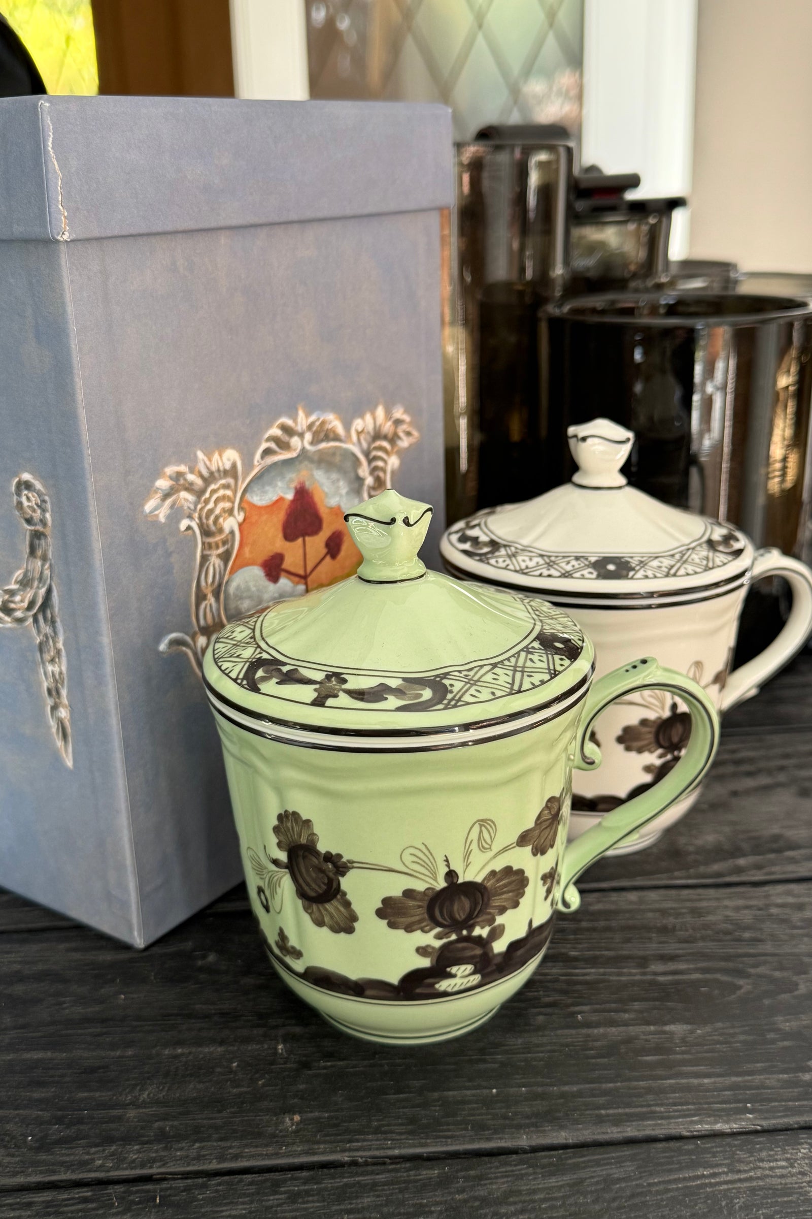 GINORI 1735 MUG mit Deckel