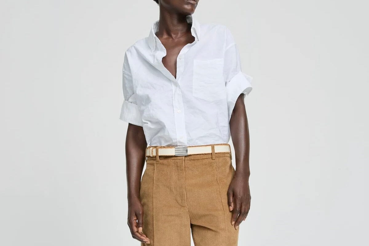 LAURENCE BRAS Baumwollbluse "RICKA" white