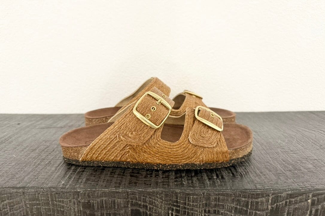 BOSABO Birkenstock "ISABEL" Raffia cinnamon