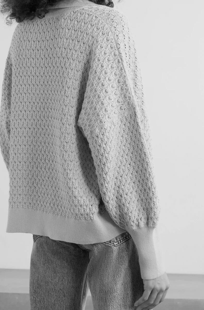 LOVE MR MITTENS Cotton Lace Polo schwarz