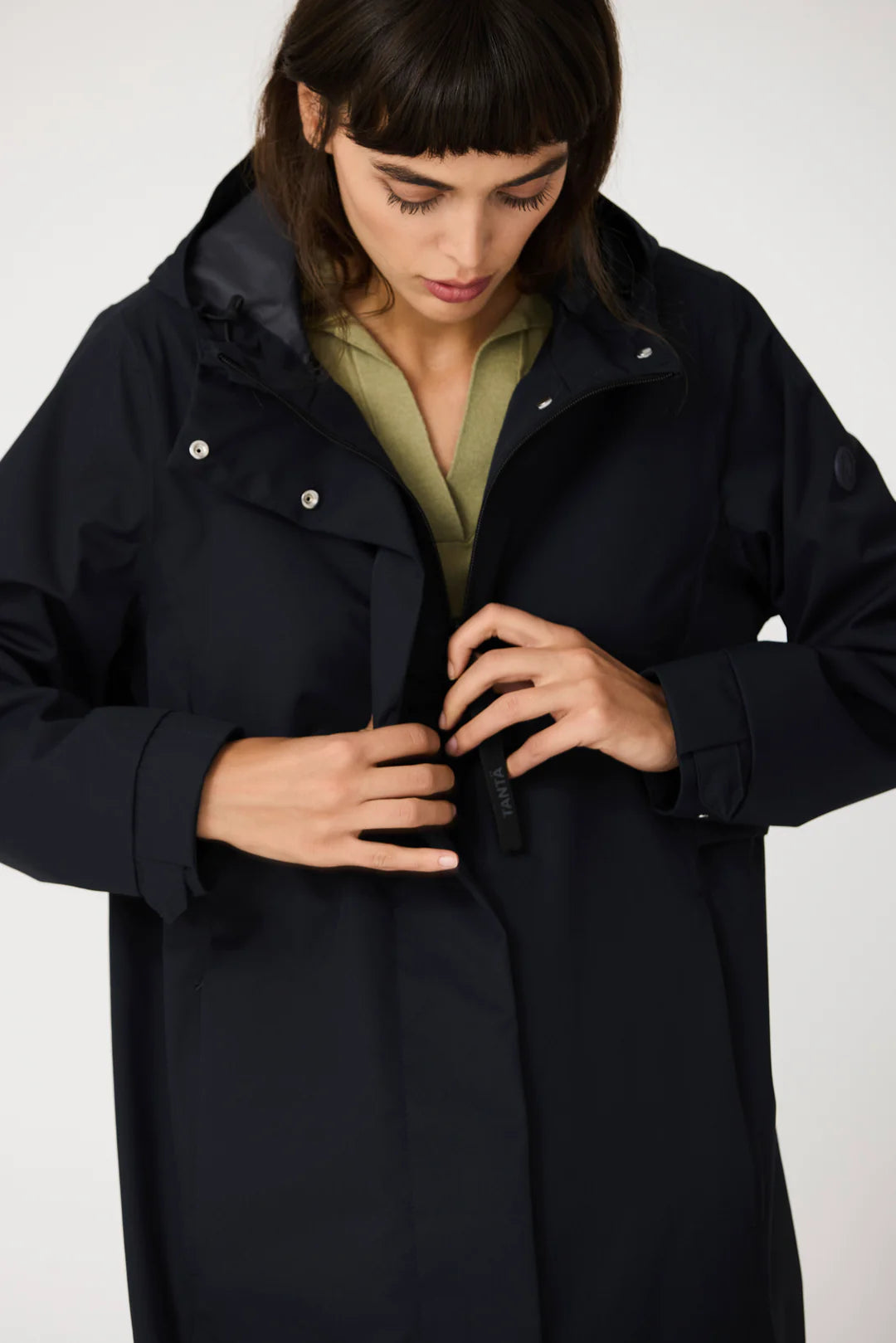 Tantä rain jacket "TORM" dark navy